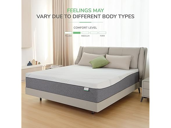 Novilla King Size 12" Gel Memory Foam Mattress