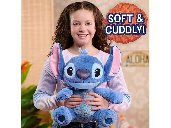 Disney Stitch Live-Action 13-inch Large Plush