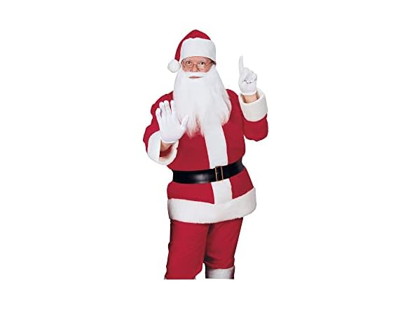 Rubies Men's Flannel Santa Suit