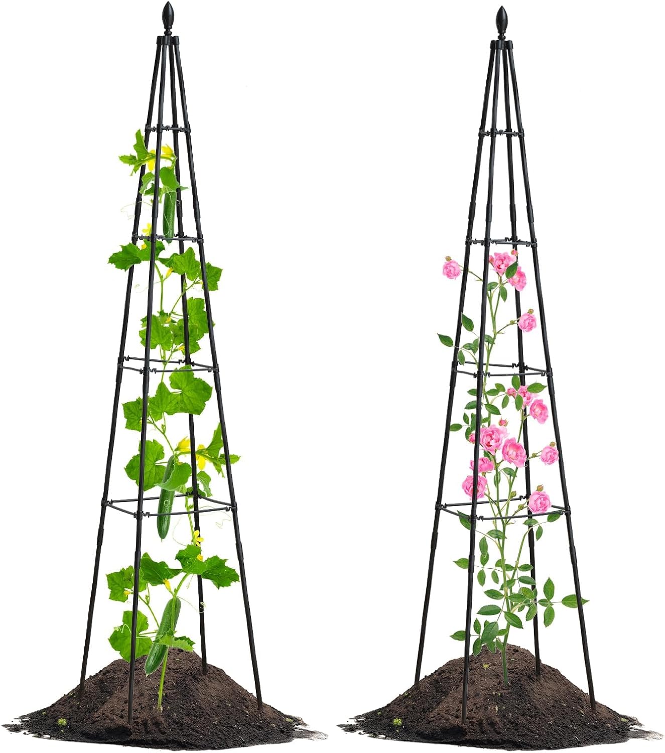 (Pack of 2) lalahoni Garden Trellis | Teepee | 67in - Gallery 12