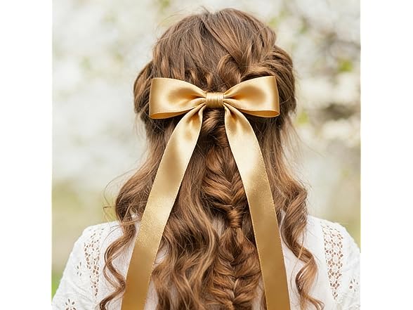 Gold Satin Ribbon 1-1/2 Inch x 2 Rolls