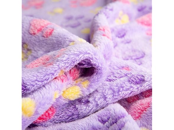 Super Soft Cute Warm Fleece Pet Dog Blanket Flannel