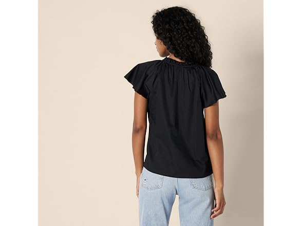Amazon Essentials Women Relaxed-Fit Cotton Blouse