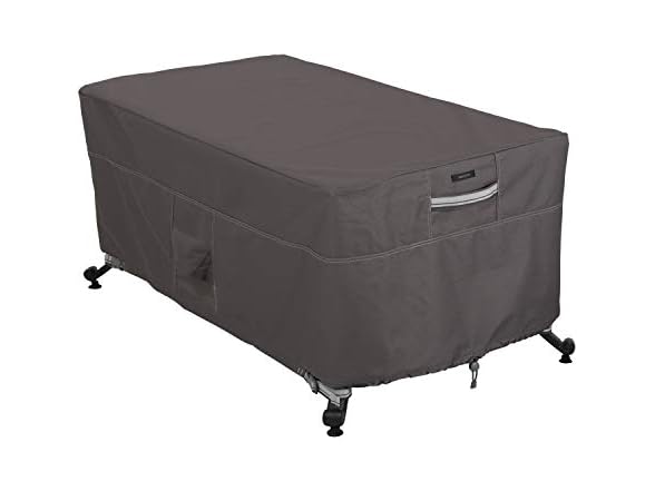 56 Inch Rectangular Fire Pit Table Cover