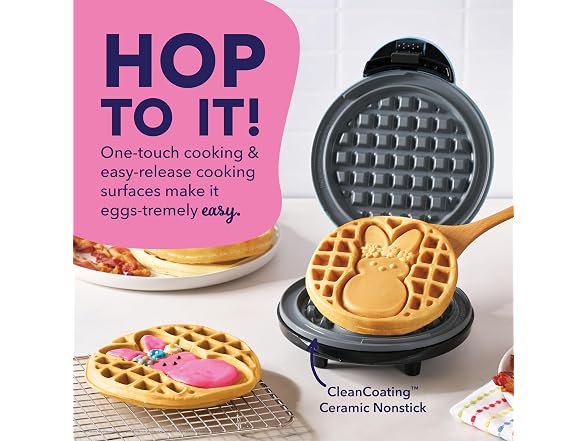 PEEPS® x Dash Waffle Maker - Bunny Waffle Maker
