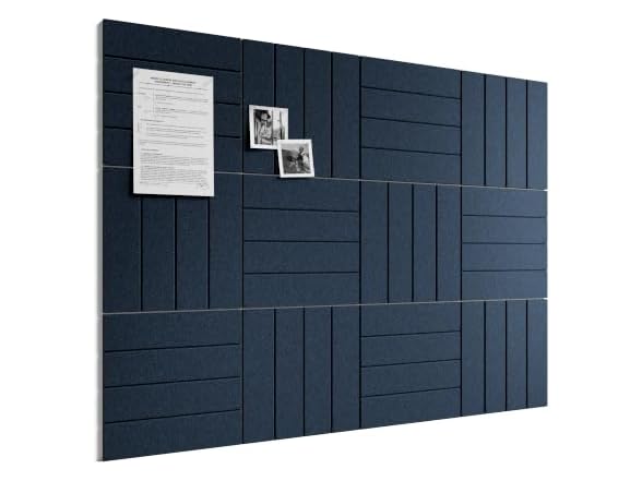 Bumusty 12 Pack Large Felt Bulletin Board Tiles