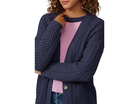 Rent The Runway Blue Cable Cardigan (XS)