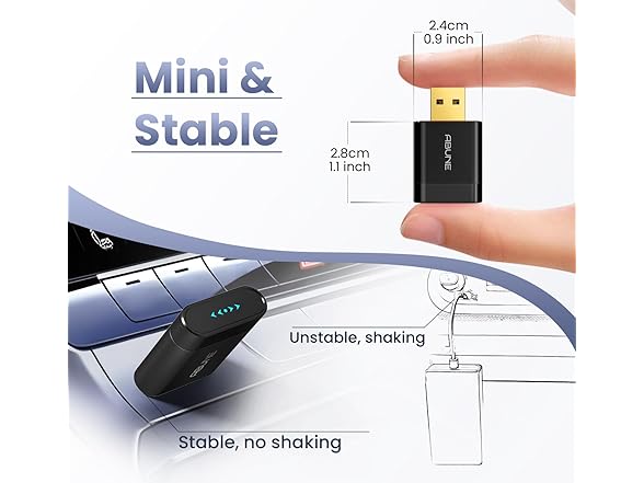 Abune Mini Wireless CarPlay Adapter for iPhone