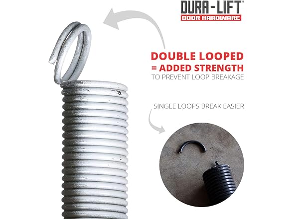 DURA-LIFT Heavy Duty Extension Garage Door Spring