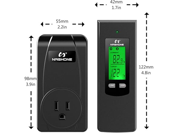 Nashone Wireless Thermostat Socket