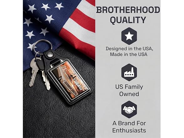 Brotherhood Car Key Chain for Pontiac - Ring