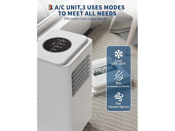 GarveeHome 8,000 BTU Portable Air Conditioner