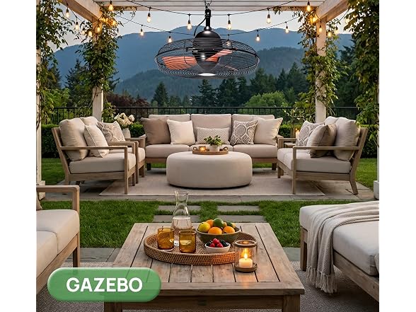 Tornado 20-in Outdoor Ceiling Fan