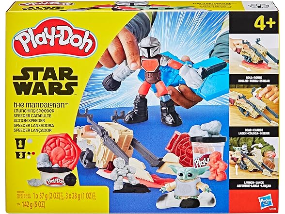 Play-Doh Star Wars: The Mandalorian Launching Speeder Playset