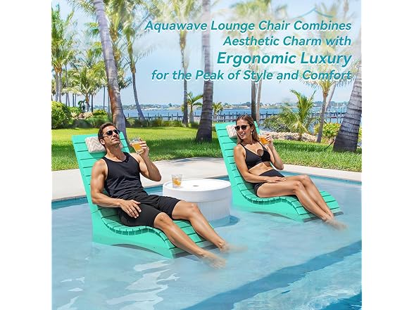Homenjoy Apple Green In Pool Chair