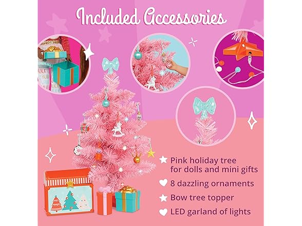 Glitter Girls – 14-Inch Doll Accessories – Winter Tree Playset