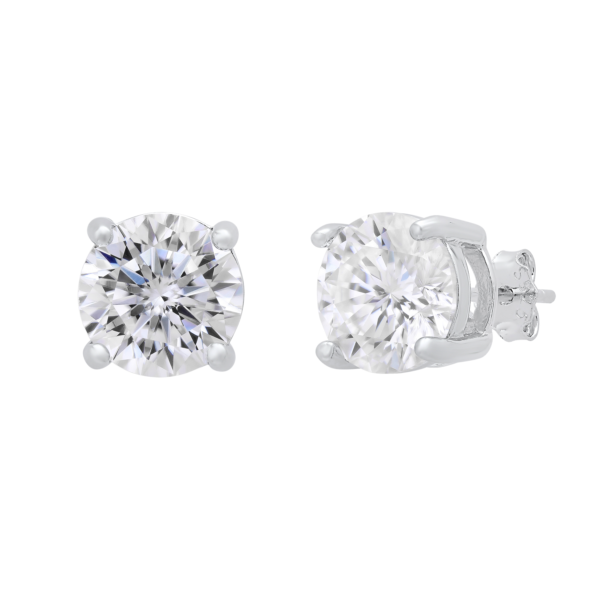 Moissanite Stud Earrings - Gallery 12