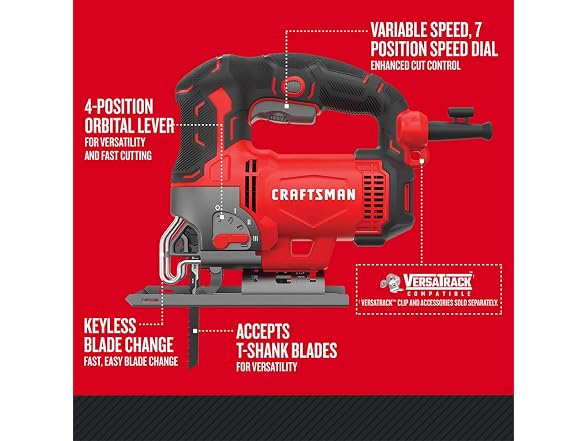 CRAFTSMAN CMES612 6A Variable Speed Keyed Jig Saw
