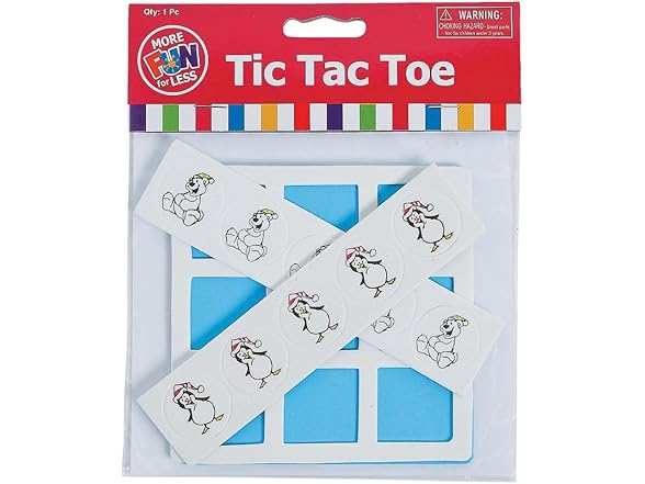 Foam Winter Tic-Tac-Toe Game