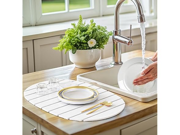 Quick Drying Foldable Dish Drying Mat