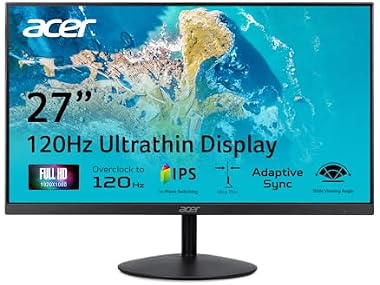 $99.99, Was $141.99, 29% Off! Acer 27" IPS FHD Home Office Monitor dealfomo