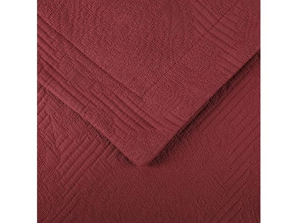 Superior Cotton Bedspread Set, Jacquard Medallion Scroll