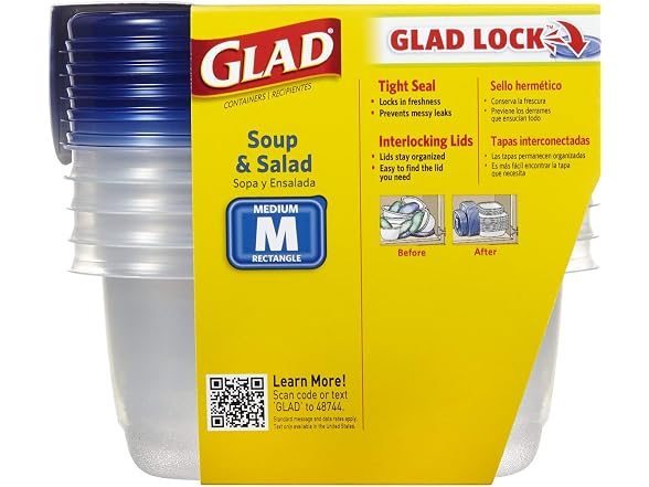 Glad Food Storage Containers