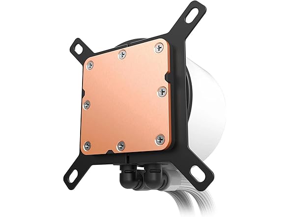 NZXT Kraken Plus 240 RGB CPU Liquid Cooler, White