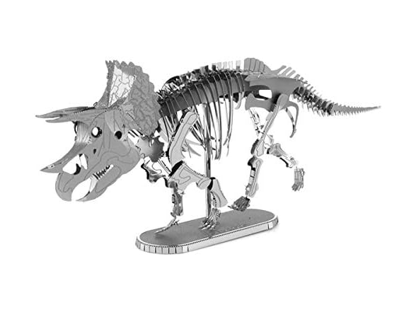 Metal Earth Triceratops Skeleton 3D Metal Model Kit Fascinations