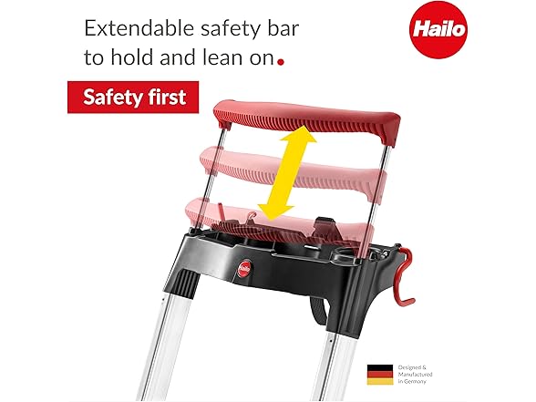 Hailo L100 Topline 5 Aluminum Ladder