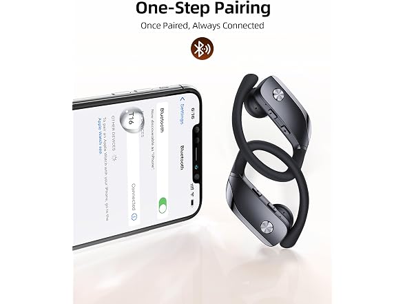 Over-Ear Hook Wireless Earbuds