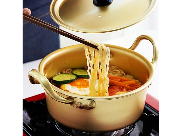Pilipane Ramen Pot, Korean Yellow Pot, Ramen for