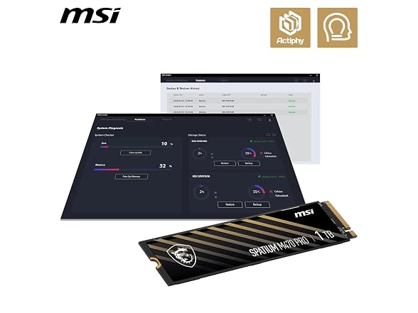 msi MSI SSD SPATIUM M470 PRO PCIE 4.0 NVME
