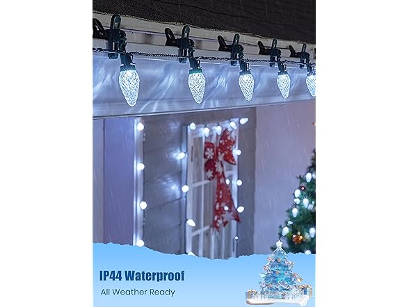 Brightown C9 LED Christmas Lights Outdoor, 68 Feet 100 LED
