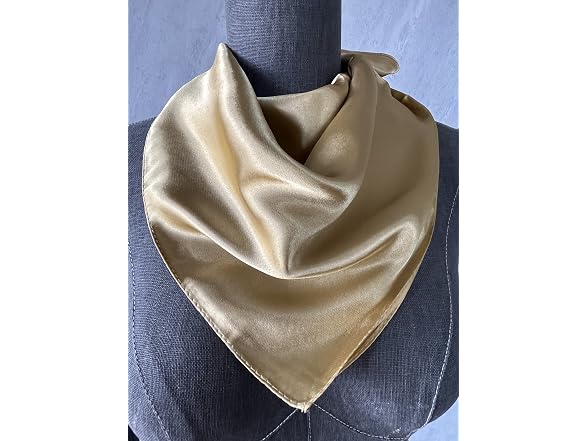 Nania (23.6'') Silk Square Scarf Pure Neckerchief