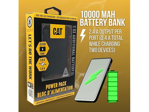 Cat Portable Battery Pack Charger
