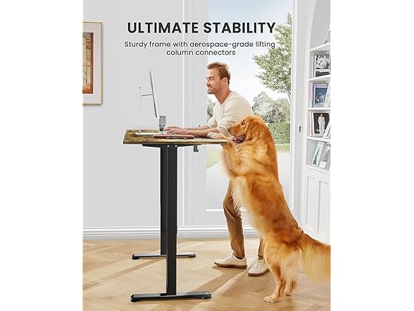 ErGear  Standing Desk, Vintage Brown