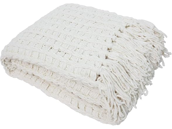 DII DII Chenille Luxury Thick Woven Throw