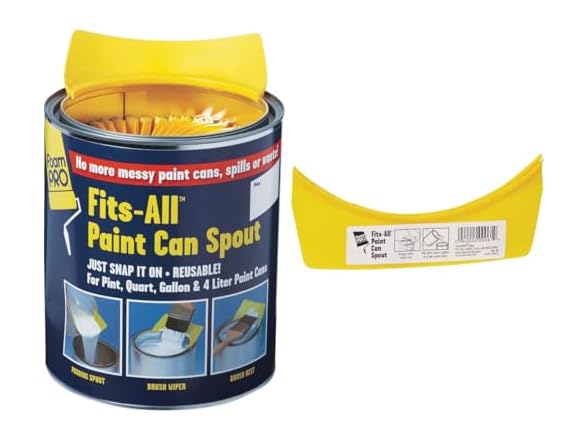 Foampro Yellow Plastic Snap-On Lid