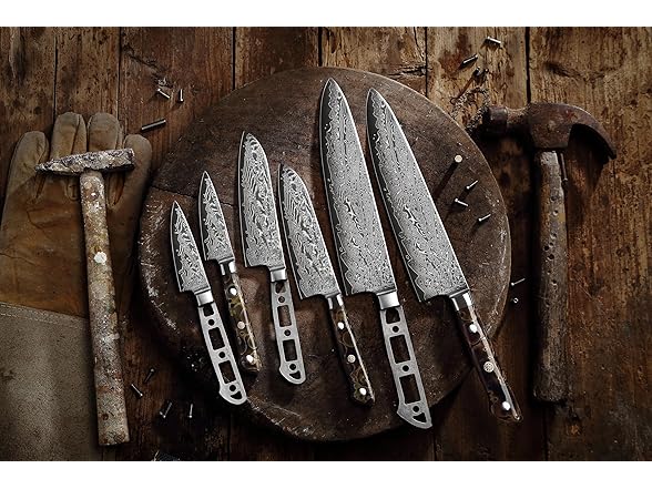KATSURA CUTLERY CKGD25BSET-no logo Chef Knife Set Blank 3pc