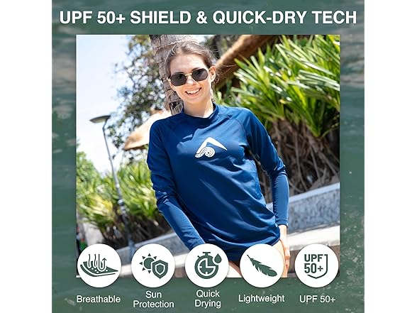 Kanu Wmns Navy Rashguard (XL)