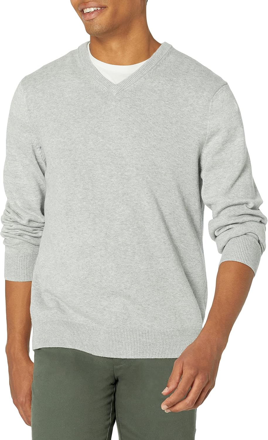 Amazon Essentials Men Cotton V-neck Pullover - Gallery 15