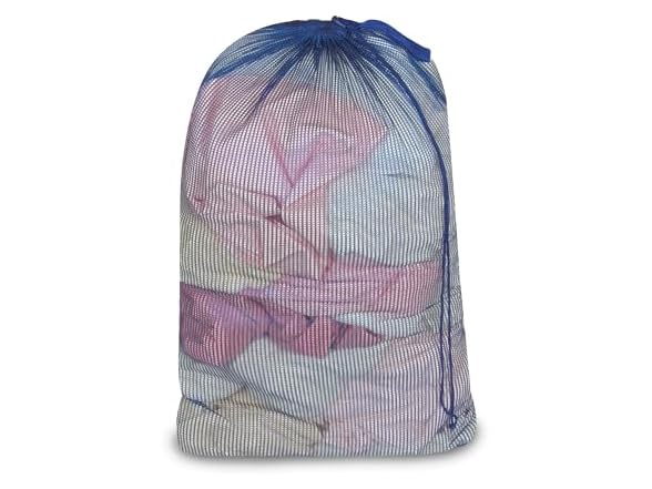 Smart Design Mesh Laundry Bag Blue