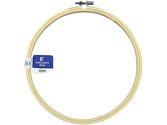 Design Works Crafts Bamboo Embroidery Hoop 8 (3 per Pack)