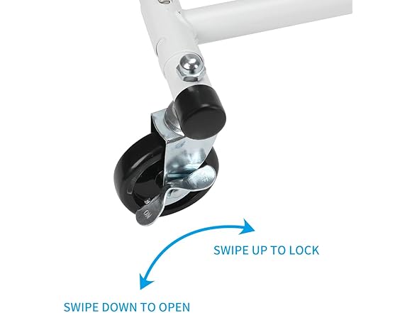  Fishat White Double Rod Garment Rack 