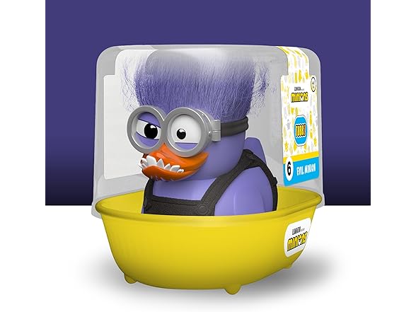 TUBBZ Purple Minion Collectible Vinyl Duck