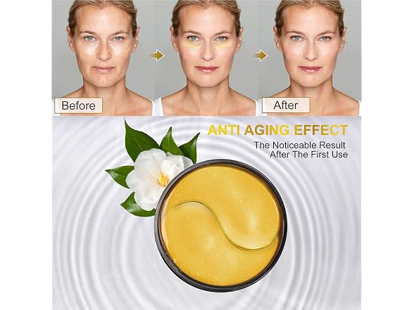 24k Gold Under Eye Patches