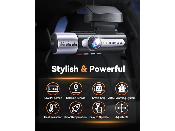 TERUNSOUl 4K Dash Cam