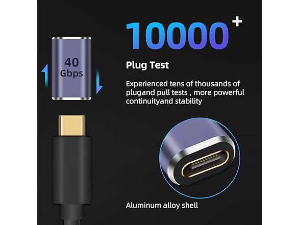 THAMBA USB C 90 Degree Adapter