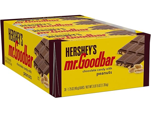 Hersheys Mr Goodbar Choc Peanuts 36ct